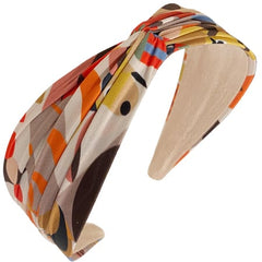 Twist Top Headband, Warm Deco