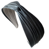 Twist Top Headband, Faux Leather