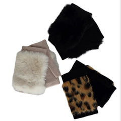 Faux Fur Fingerless