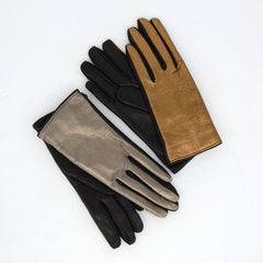 Gilded Leather Glove