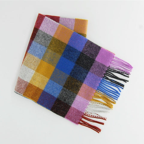 Lambswool Hopscotch Scarf