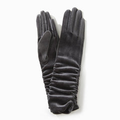 Ruched Velvet Drama Glove