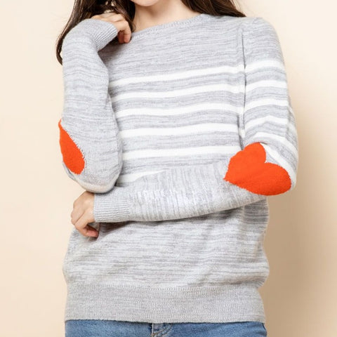 Hearts & Stripes Sweater