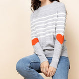 Hearts & Stripes Sweater