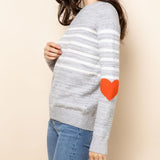 Hearts & Stripes Sweater